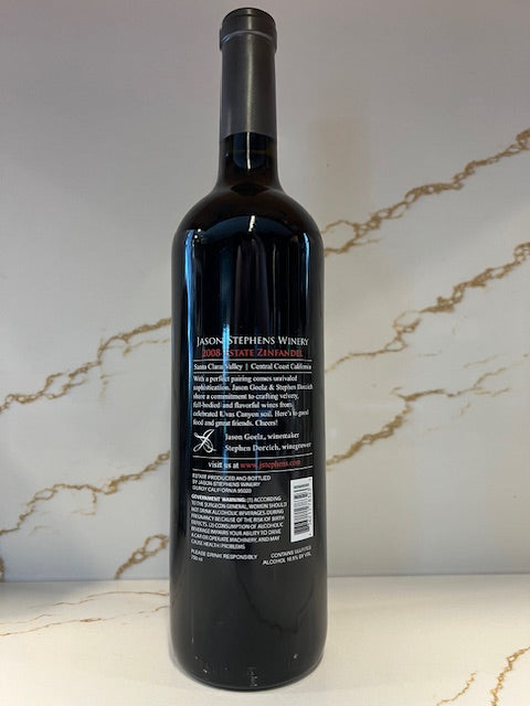 Zinfandel Estate 2008 Santa Clara Valley Jason Stephens Wine 86 points