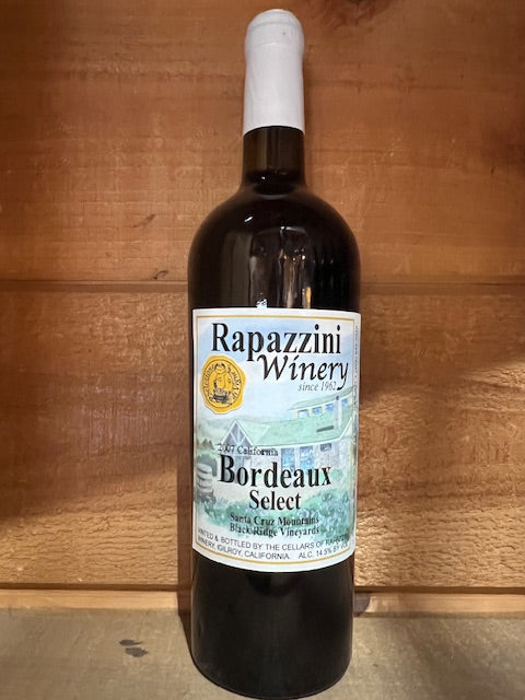 Bordeaux Select  Rapazzini.Wine  2007 Black Ridge Vineyard Santa Cruz Mountains California 750 ml 25 oz $50 30%Off $35