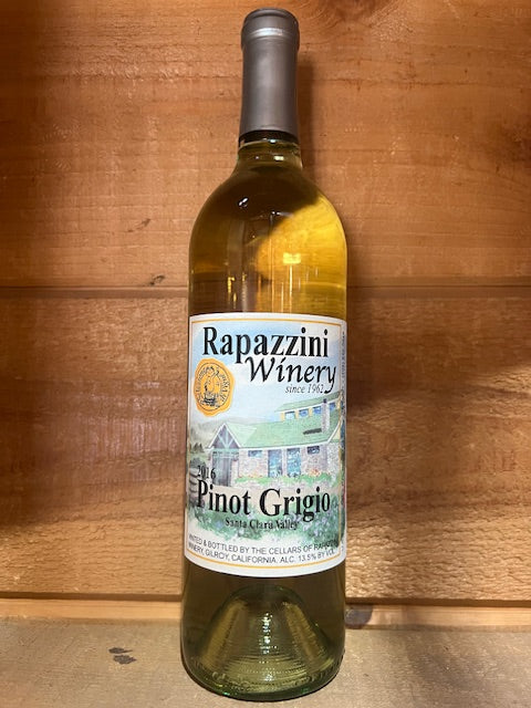 Pinot Grigio Rapazzini.Wine 2016 Santa Clara Valley California 750 ml 25 oz $24 30%OFF $17