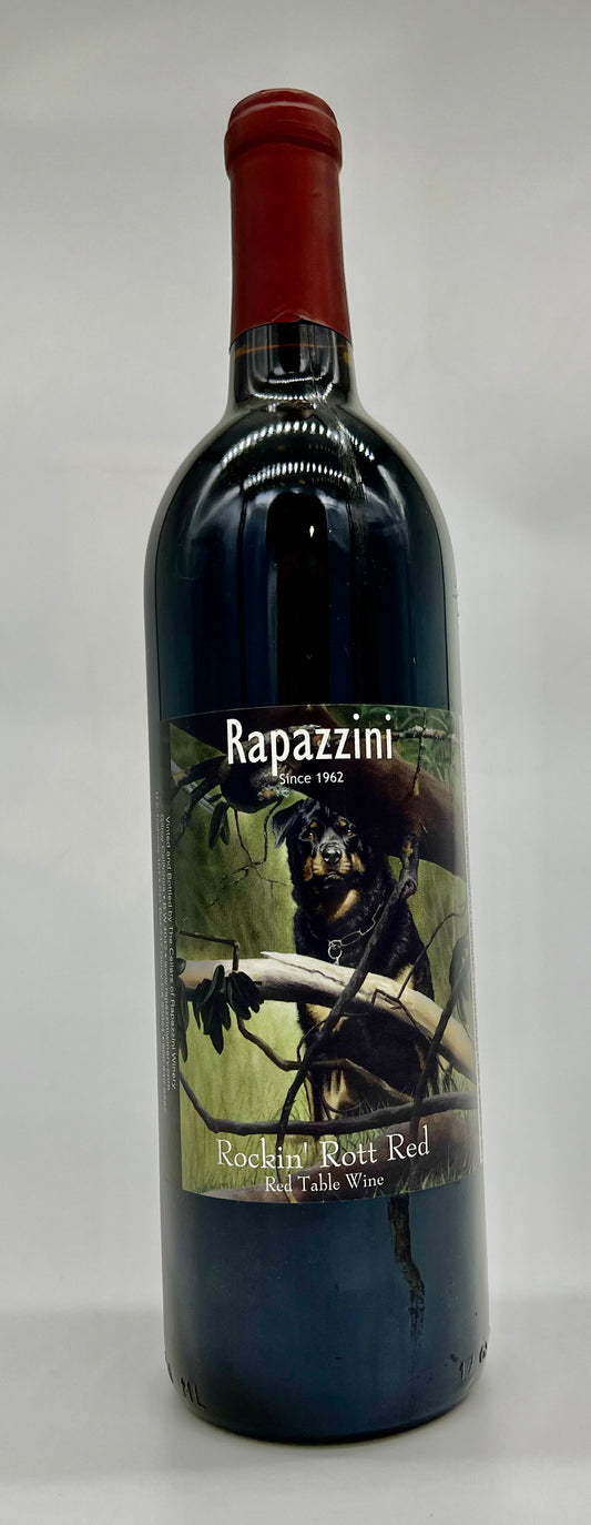 Rockin Rott Red 2007 Rapazzini.Wine 750 ml 25oz $90